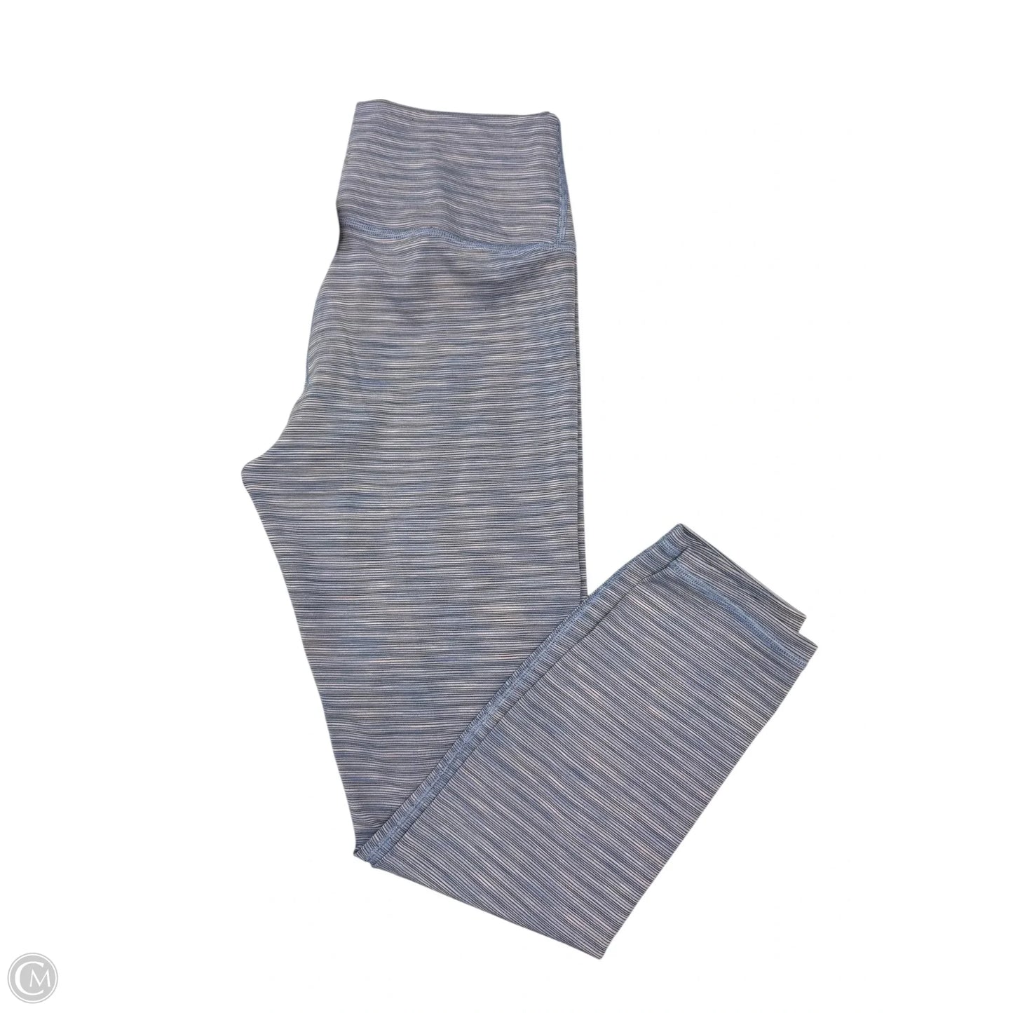 Athletic Leggings By Athleta In Striped Pattern, Size: M