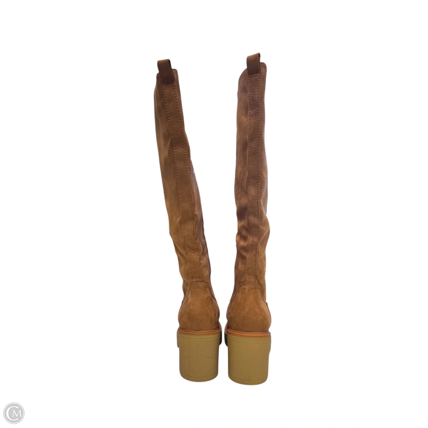 Boots Knee Heels By Universal Thread In Tan, Size: 7.5