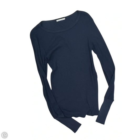 Top Long Sleeve By Michael Stars In Navy, Size: S