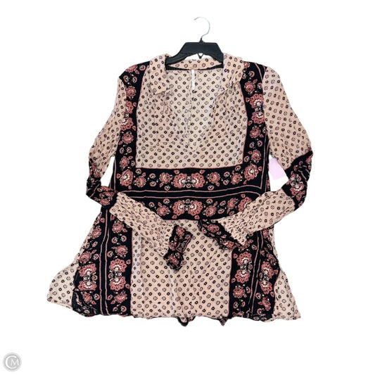 Blouse Long Sleeve By Free People In Beige, Size: S