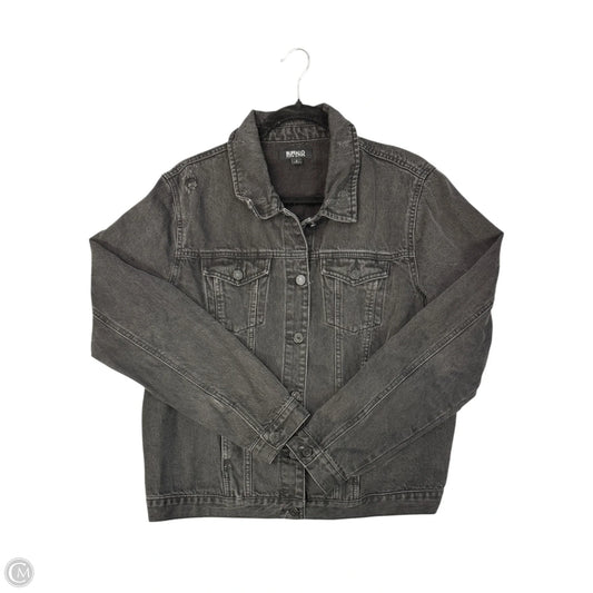 Jacket Denim By Buffalo David Bitton In Black Denim, Size: L