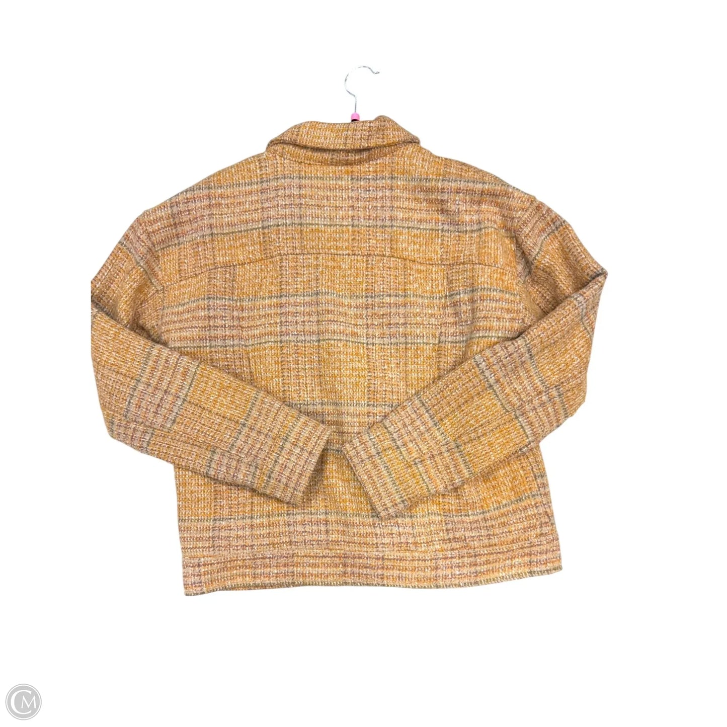 Jacket Shirt By Mystree In Yellow, Size: M