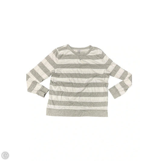 Top Long Sleeve By Gap In Striped Pattern, Size: 1x