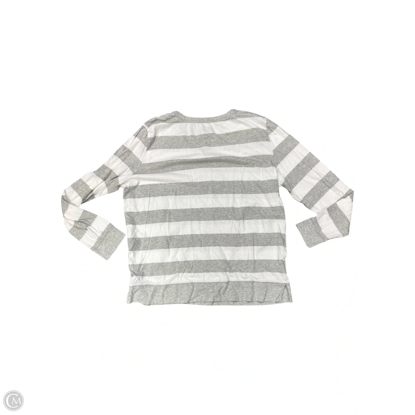 Top Long Sleeve By Gap In Striped Pattern, Size: 1x