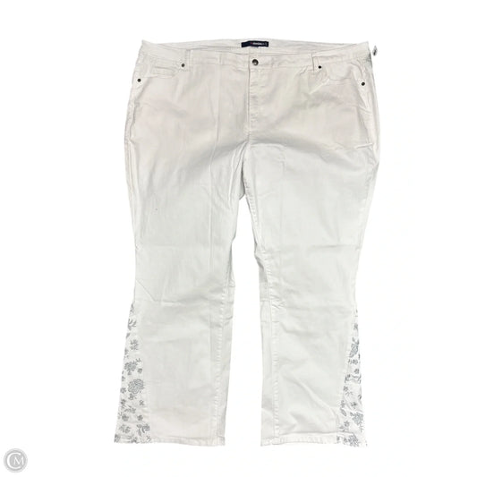Pants Wide Leg By Denim 24/7 In White, Size: 28
