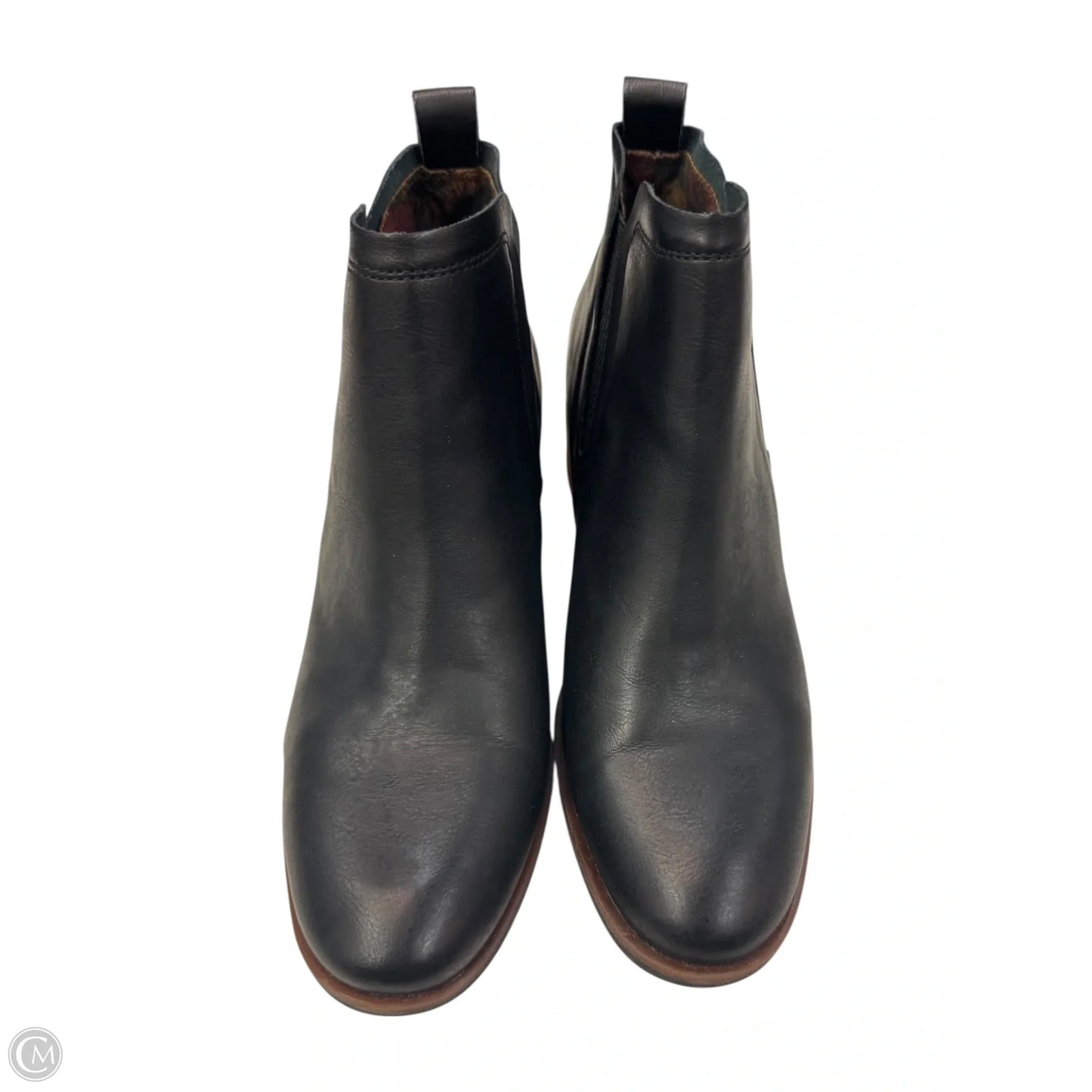 Boots Ankle Heels By Korks In Black, Size: 10