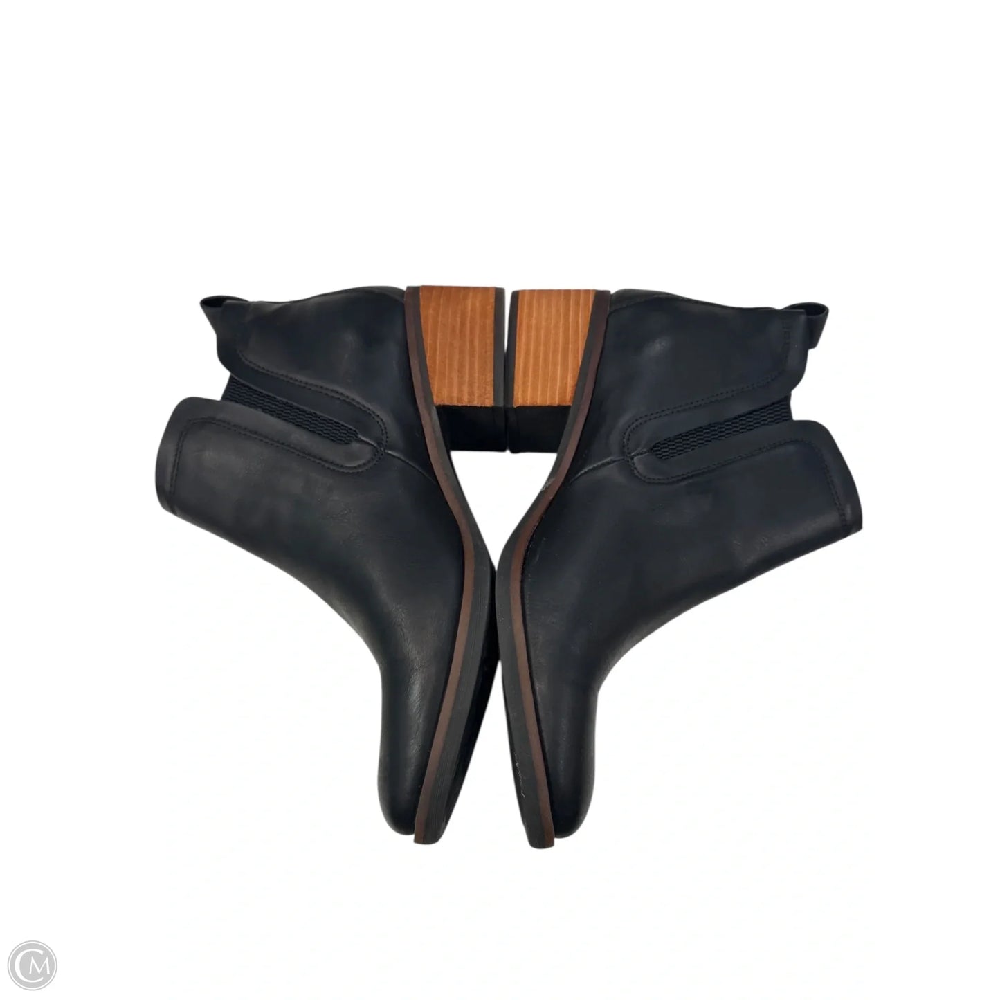 Boots Ankle Heels By Korks In Black, Size: 10