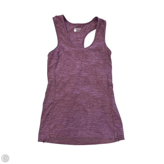 Athletic Tank Top By Clothes Mentor In Purple, Size: Xs