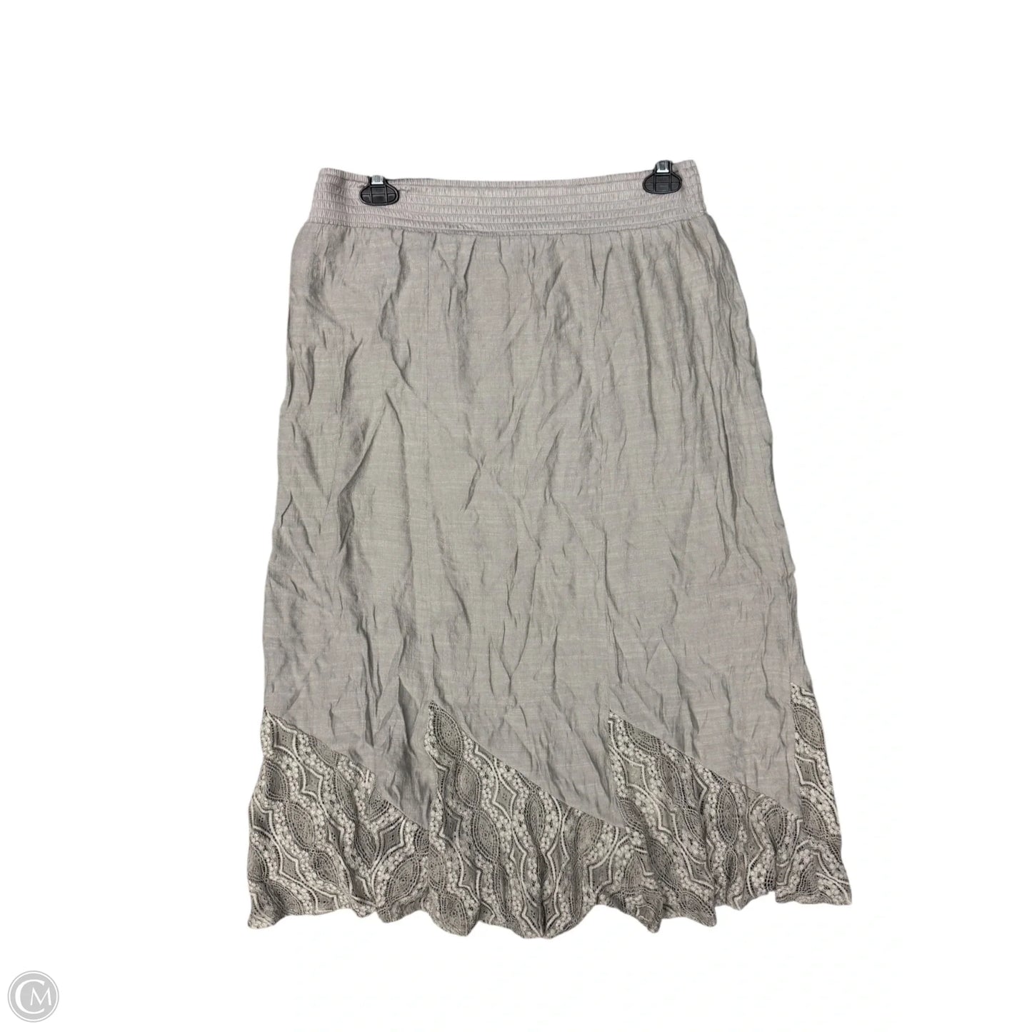 Skirt Maxi By Apt 9 In Tan, Size: 16
