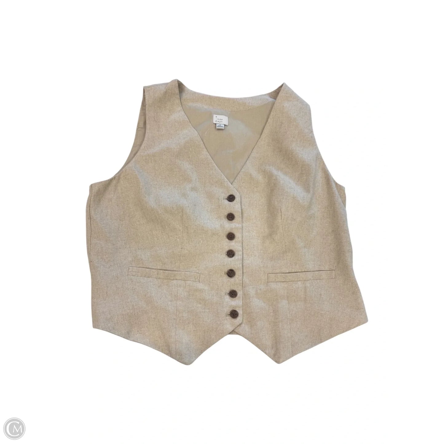 Vest Other By A New Day In Beige, Size: L