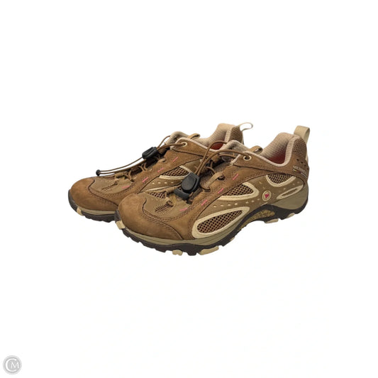 Shoes Hiking By Merrell In Brown, Size: 6.5