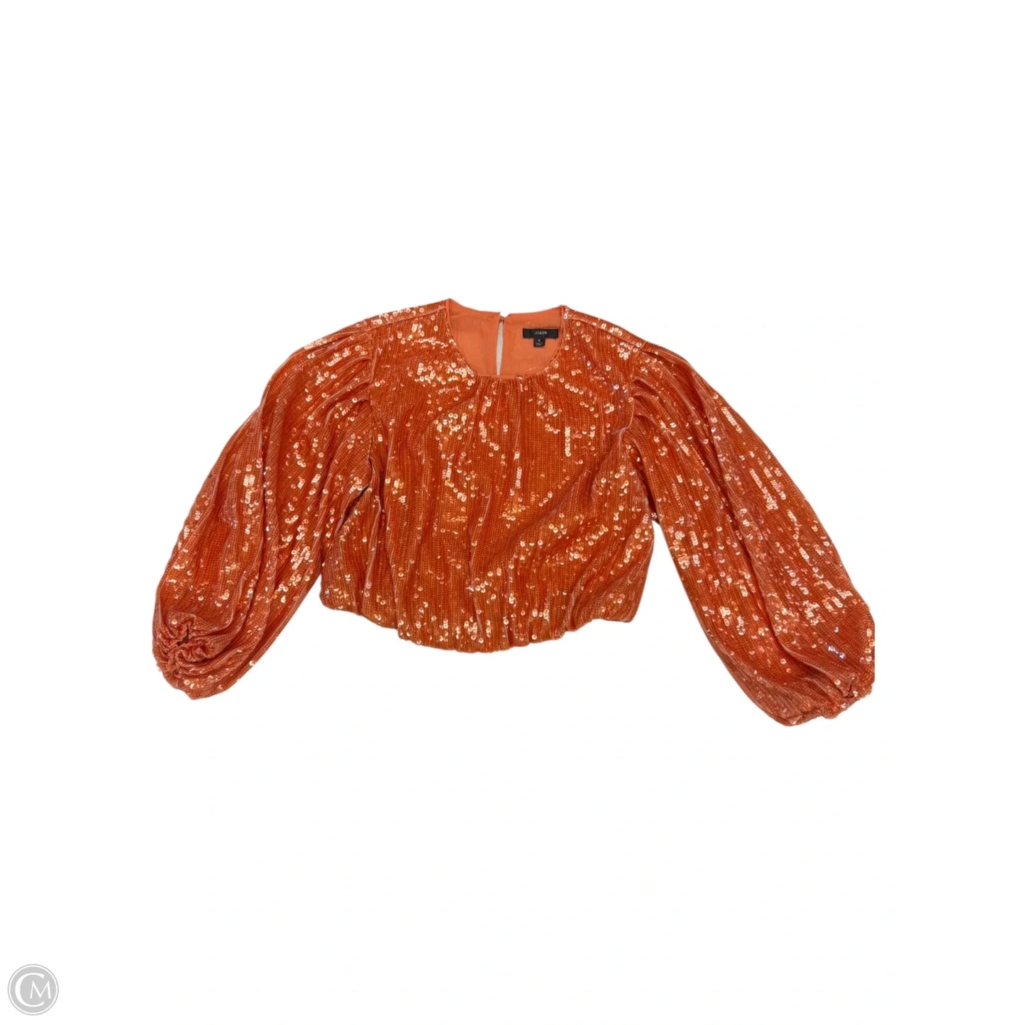 Top Long Sleeve By J. Crew In Orange, Size: S