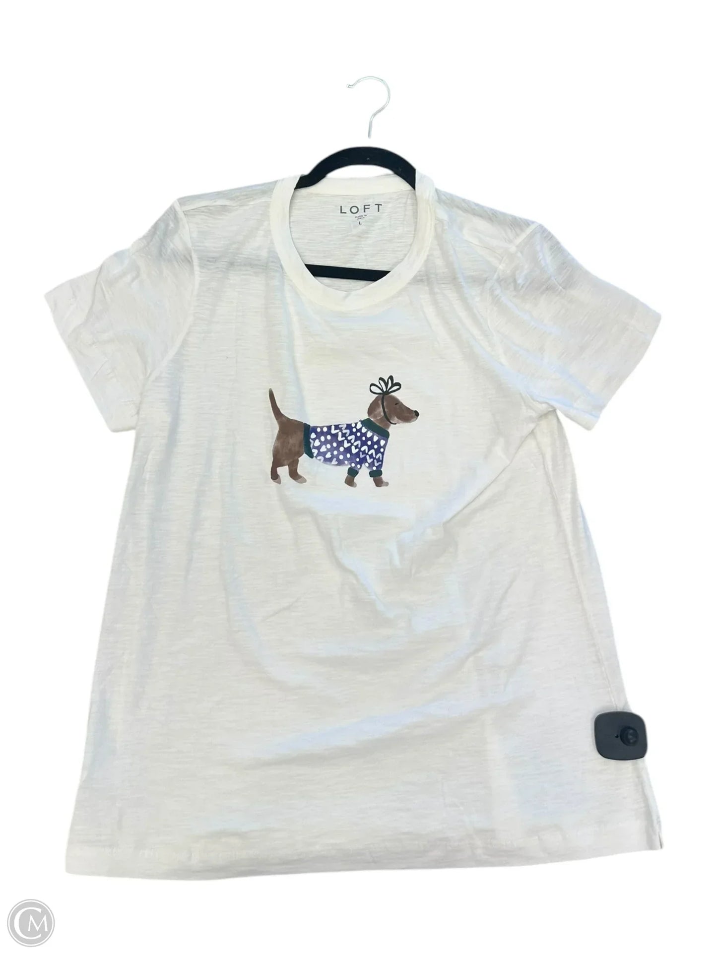 Top Short Sleeve By Loft  Size: L