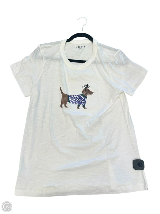 Top Short Sleeve By Loft  Size: L