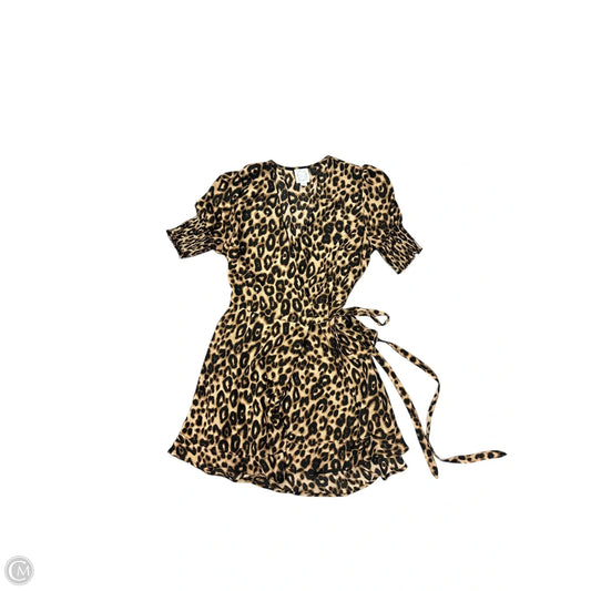 Dress Casual Short By Blue Rain In Animal Print, Size: 4