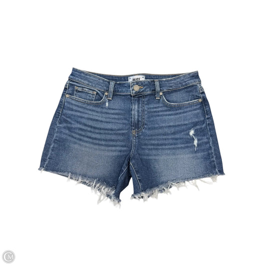 Shorts By Paige In Blue Denim, Size: 28