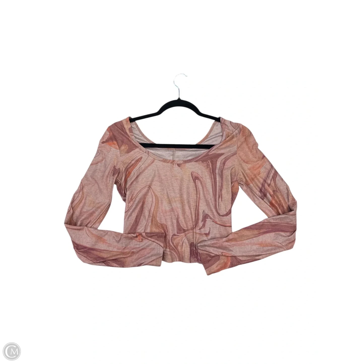 Athletic Top Long Sleeve Crewneck By Beyond Yoga In Orange, Size: S