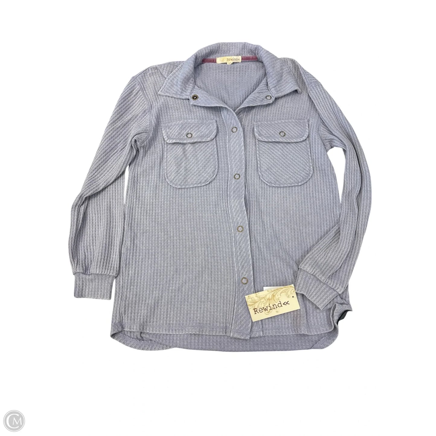 Top Long Sleeve By Rewind In Purple, Size: Xs