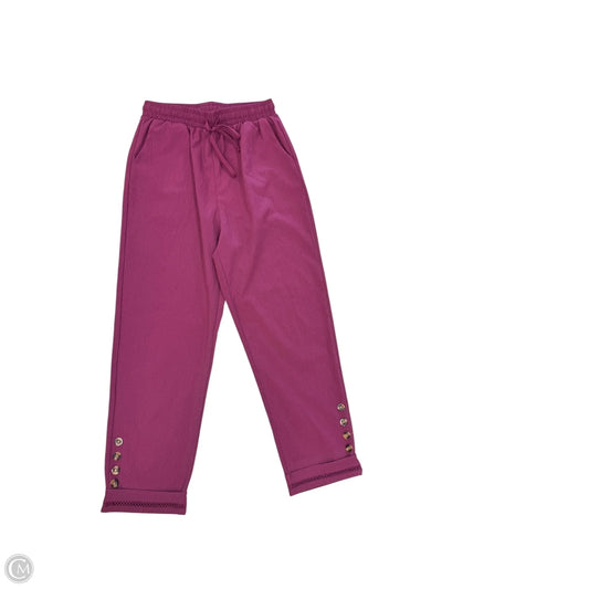 Pants Cropped By Clothes Mentor In Purple, Size: 10