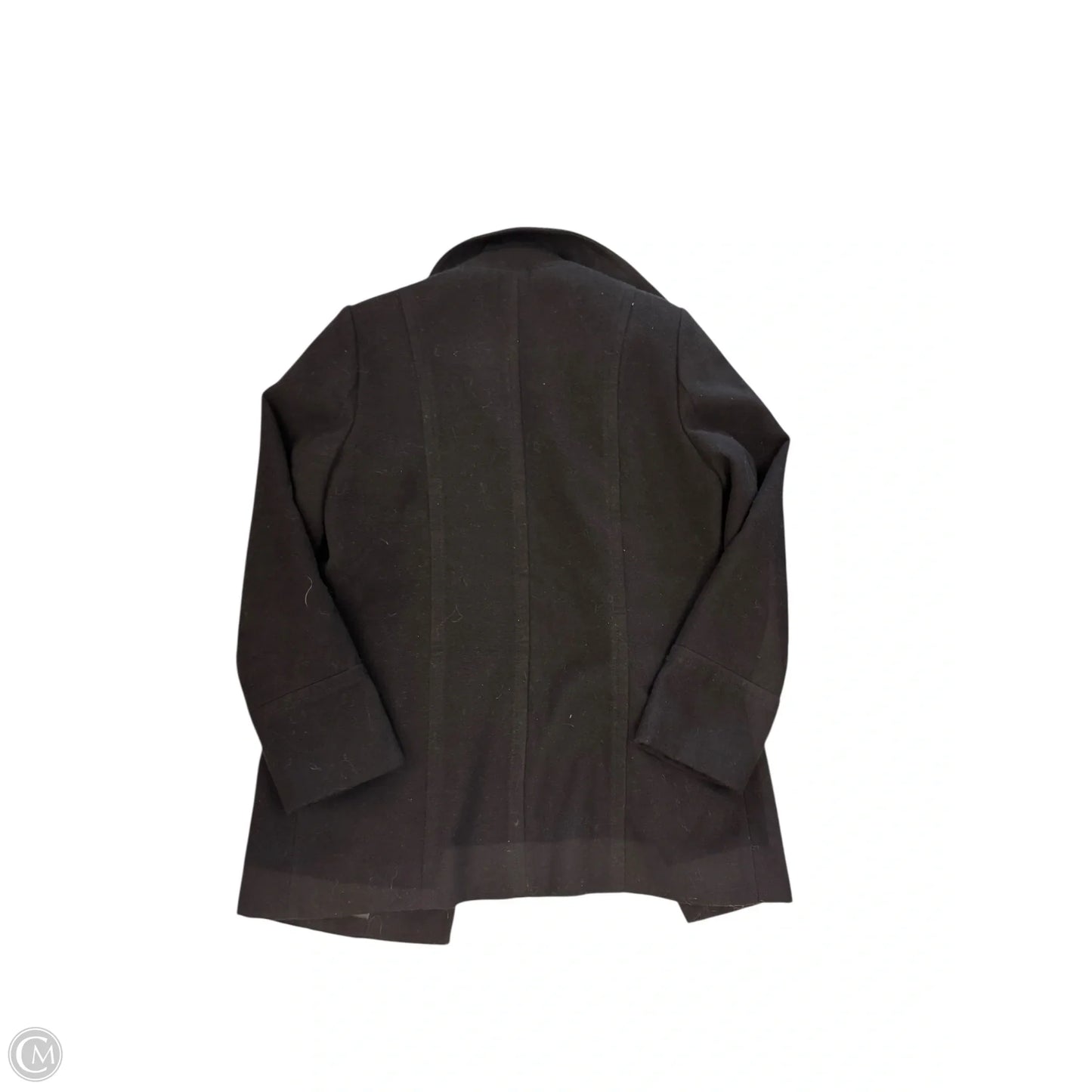 Coat Peacoat By Liz Claiborne In Black, Size: M