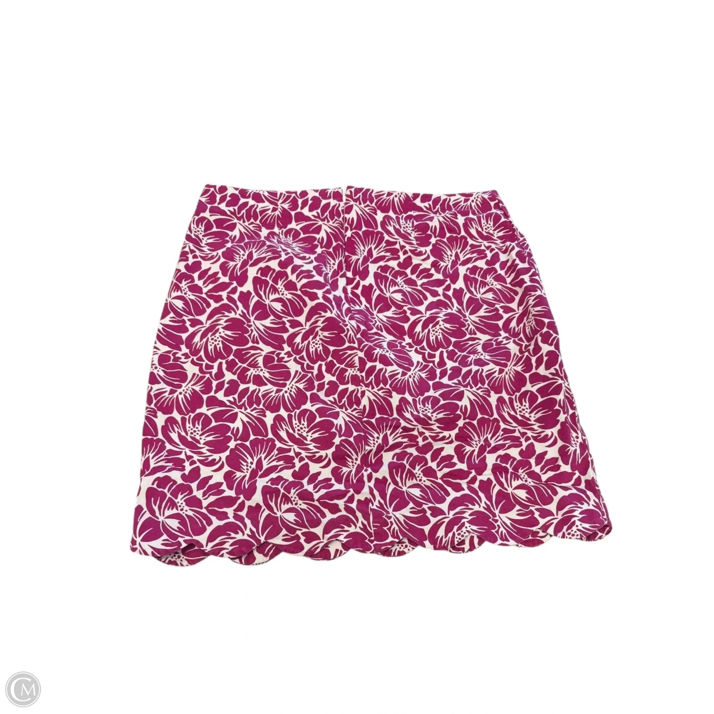 Skirt Mini & Short By Talbots In Purple & White, Size: 14