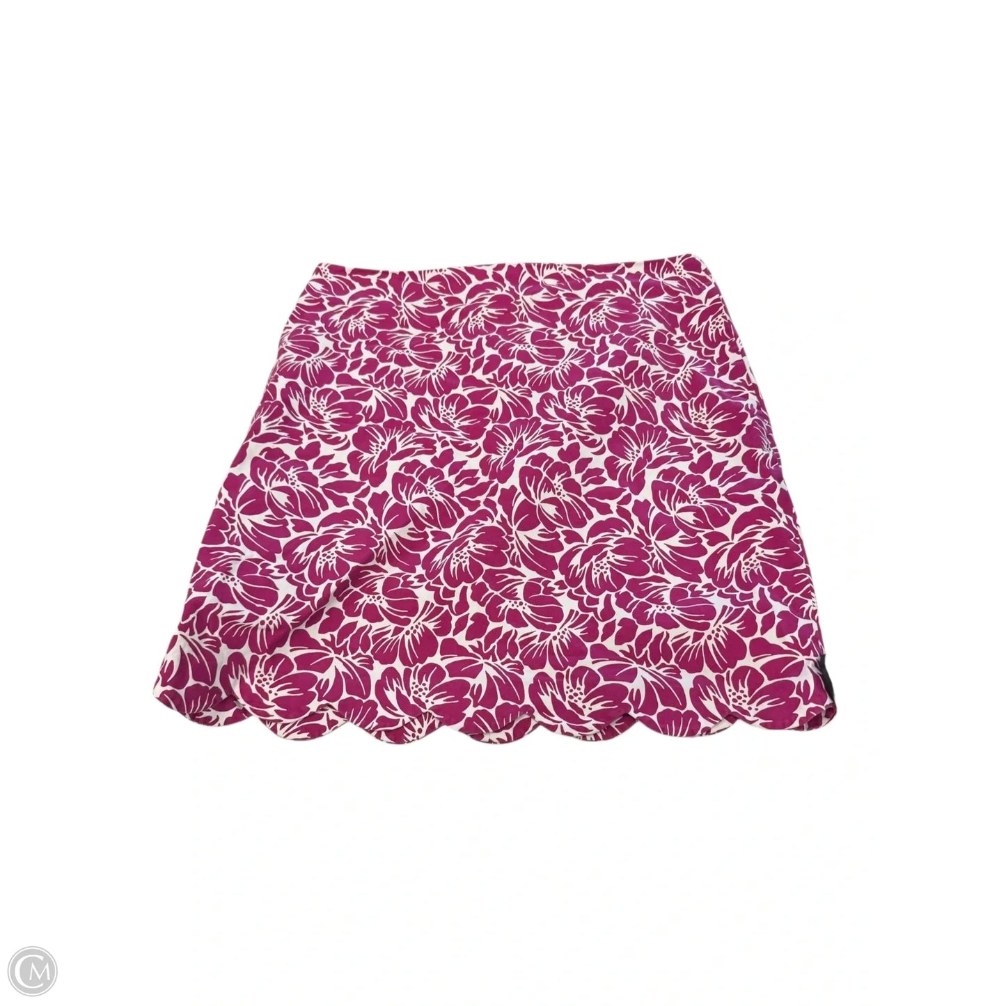 Skirt Mini & Short By Talbots In Purple & White, Size: 14