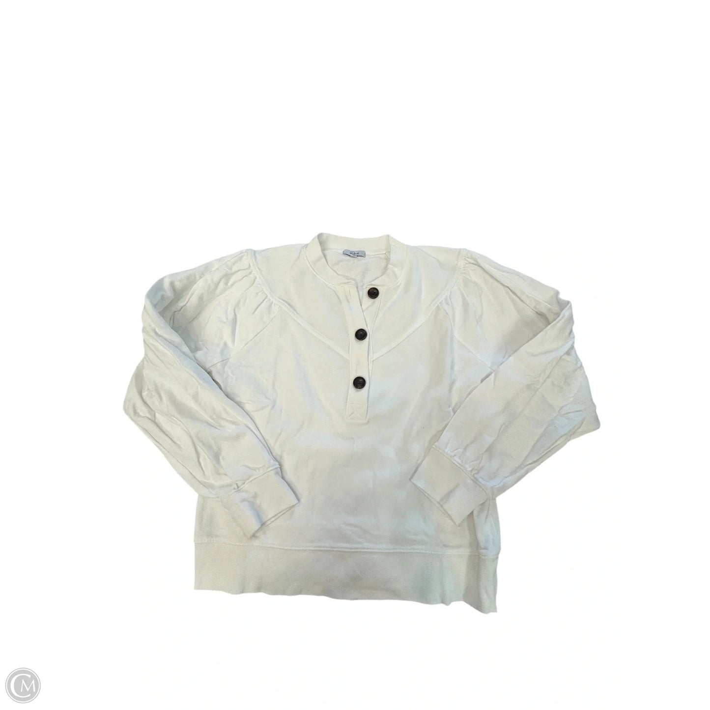 Top Long Sleeve By Rails In White, Size: S
