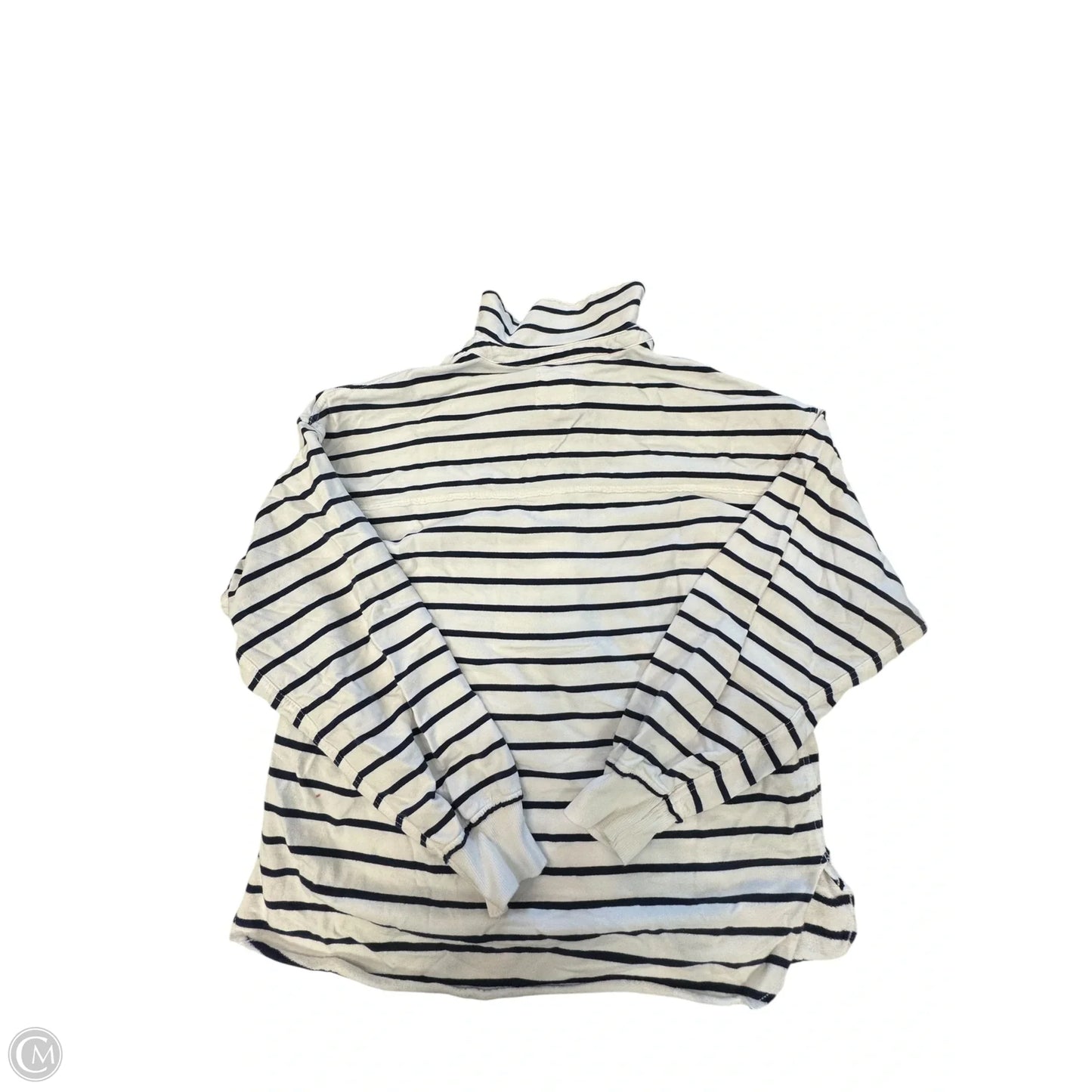 Top Long Sleeve By Aerie In Blue & White, Size: Xs