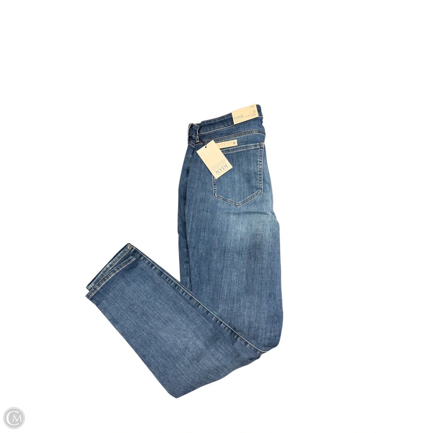 Jeans Skinny By Not Your Daughters Jeans In Blue Denim, Size: 14
