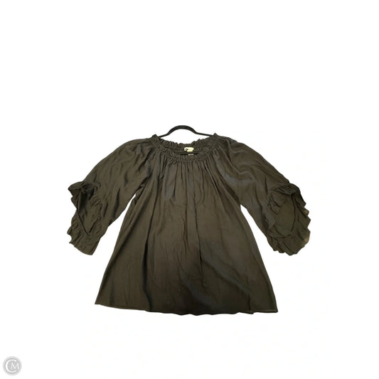 Top 3/4 Sleeve By H&m In Black, Size: S