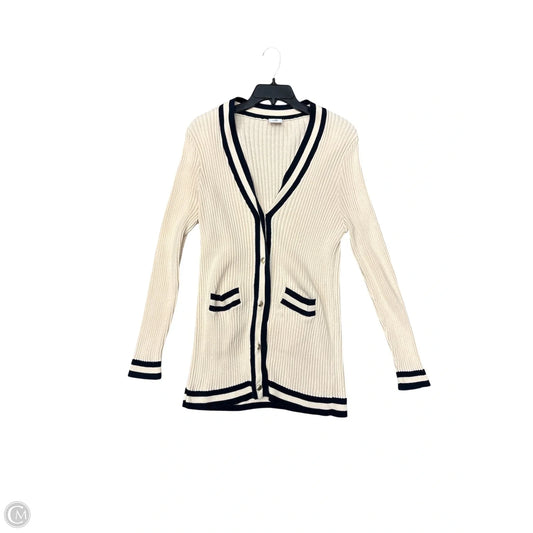 Sweater Cardigan By Cabi In Cream, Size: L