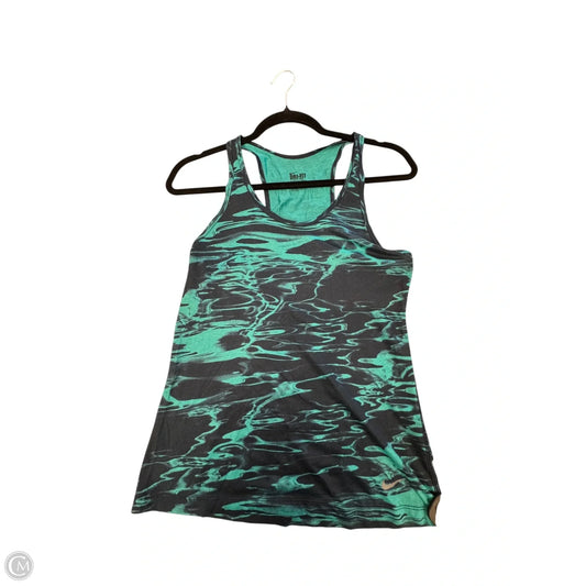 Athletic Tank Top By Nike In Aqua, Size: S