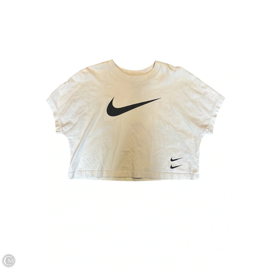 Top Short Sleeve By Nike In Beige, Size: Xl