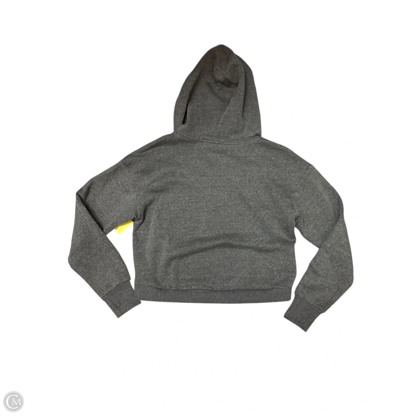 Sweatshirt Hoodie By Bebe In Grey, Size: M