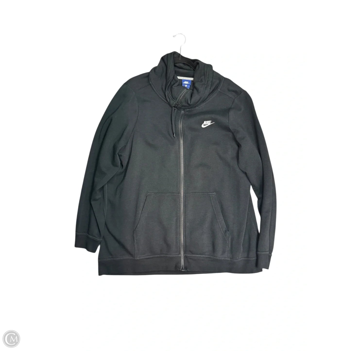 Sweatshirt Hoodie By Nike Apparel In Black, Size: 1x