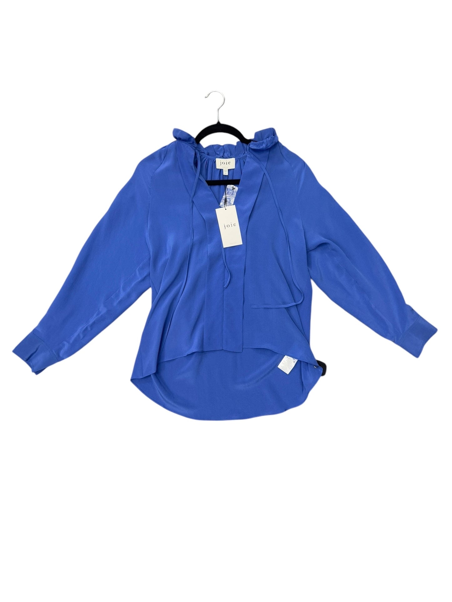 Blouse Long Sleeve By Joie In Blue, Size: Xs