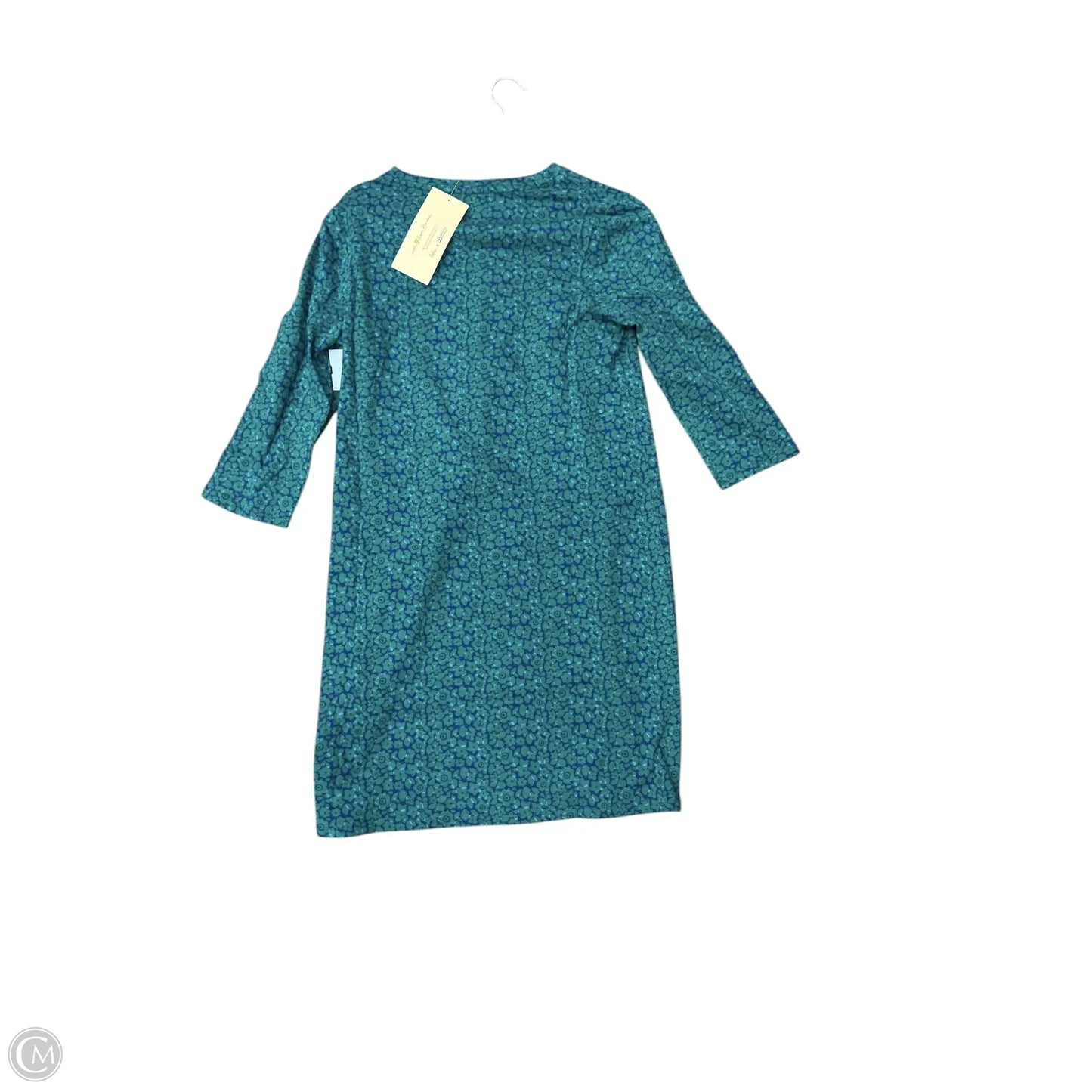 Dress Casual Midi By Boden In Blue & Green, Size: 8