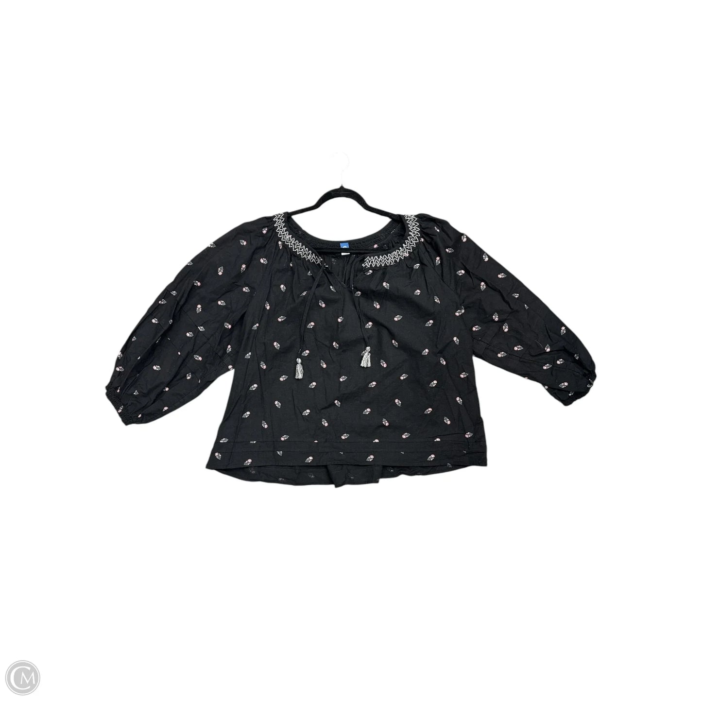 Top Long Sleeve By Old Navy In Black, Size: Xxl