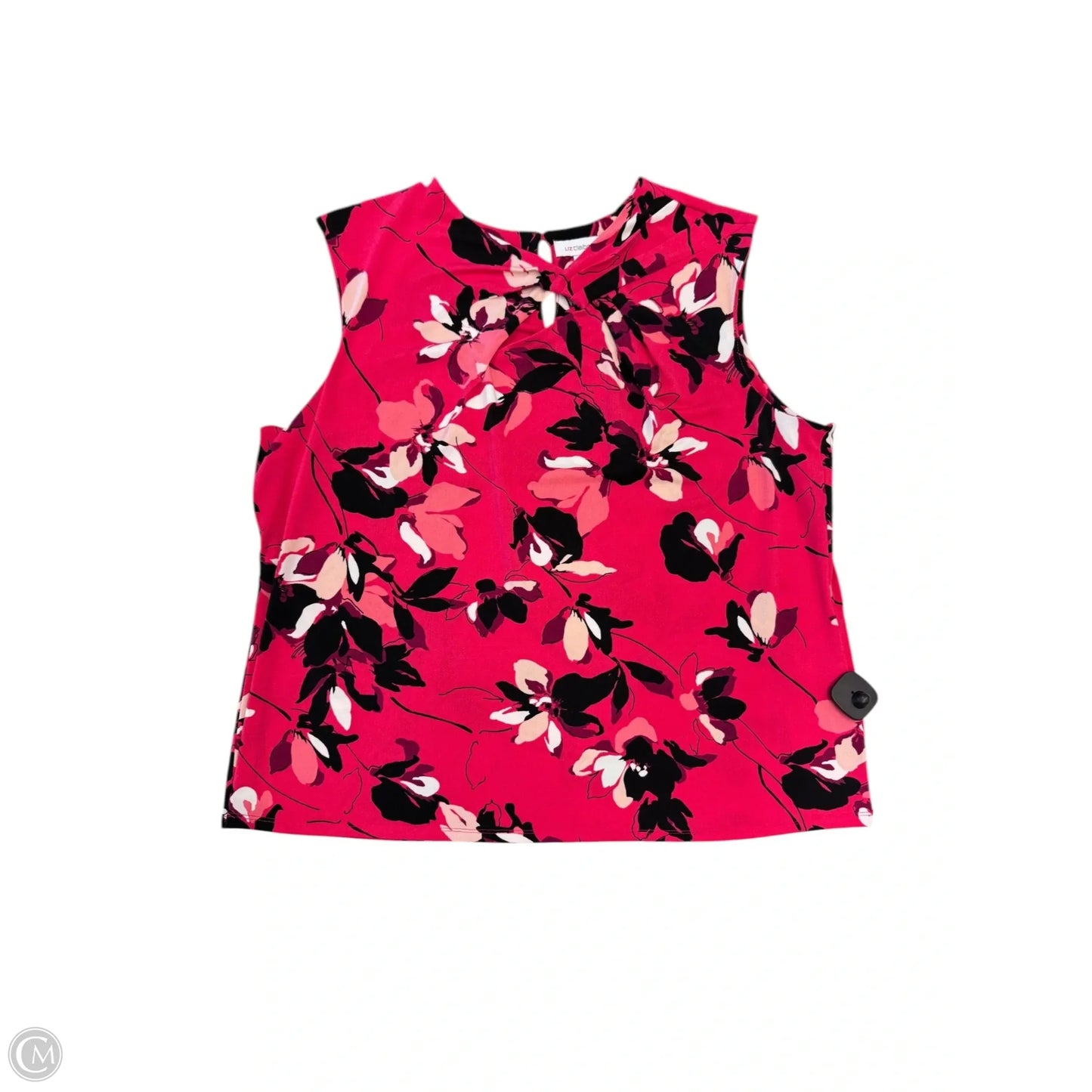 Blouse Sleeveless By Liz Claiborne In Pink, Size: 1x