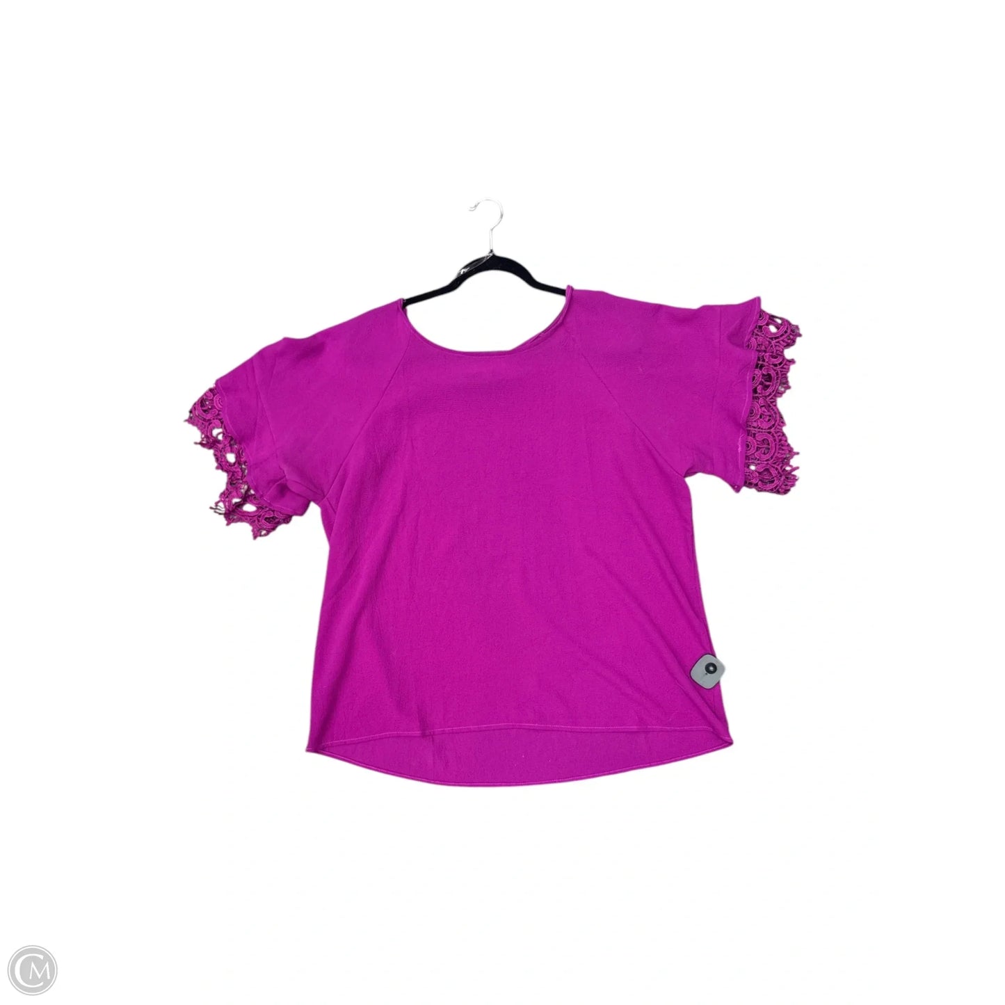 Top Short Sleeve By Umgee In Pink, Size: Xl