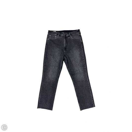 Pants Cropped By Gap In Black Denim, Size: 14