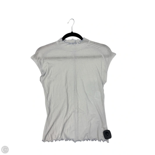 Top Short Sleeve By Free People In Blue & Brown, Size: M