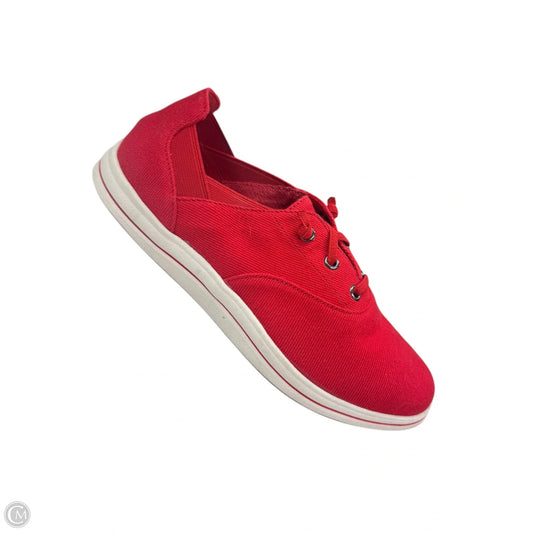 Shoes Sneakers By Clarks In Red, Size: 7.5