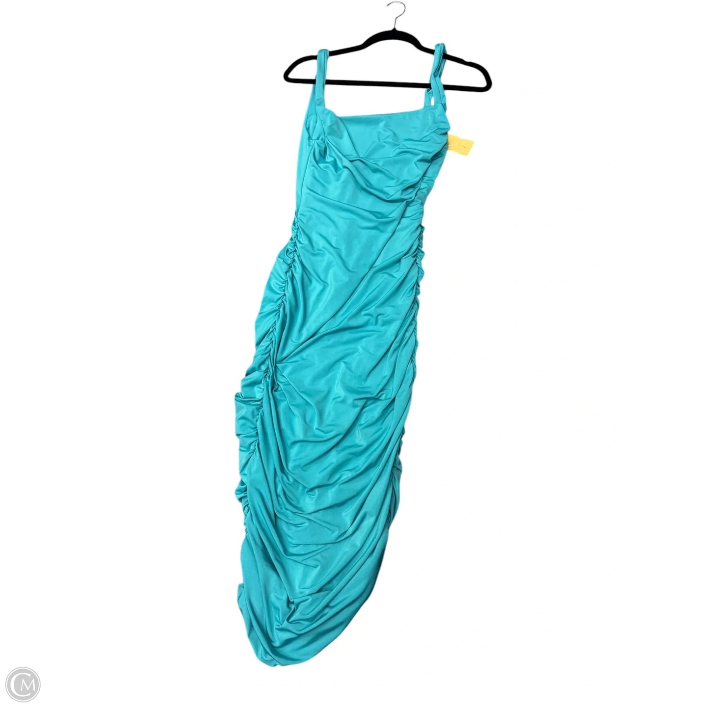 Dress Casual Midi By Fashion Nova In Aqua, Size: 10