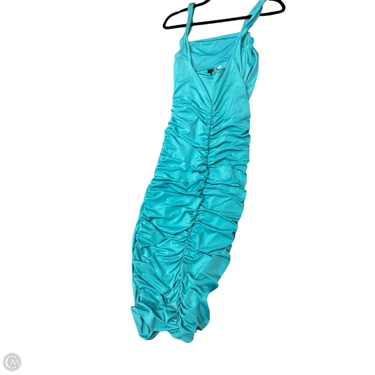 Dress Casual Midi By Fashion Nova In Aqua, Size: 10