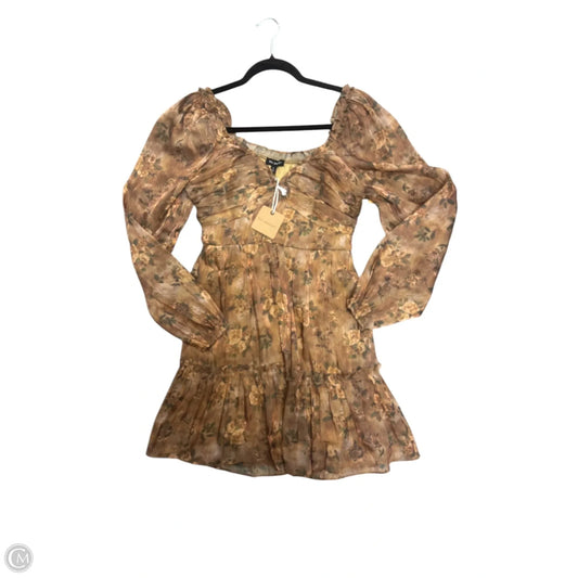 Dress Party Short By Blu Pepper In Brown, Size: 10
