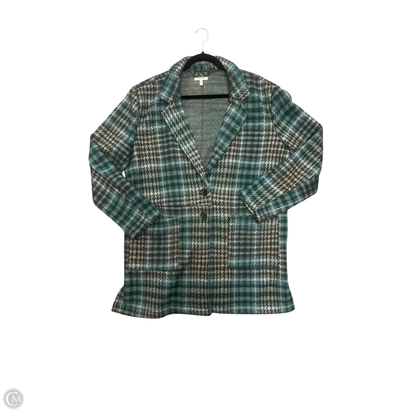 Sweater Cardigan By Maurices In Teal, Size: Xxl