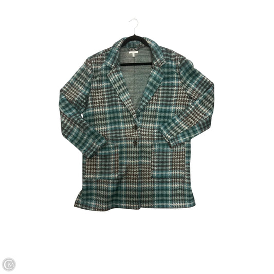 Sweater Cardigan By Maurices In Teal, Size: Xxl