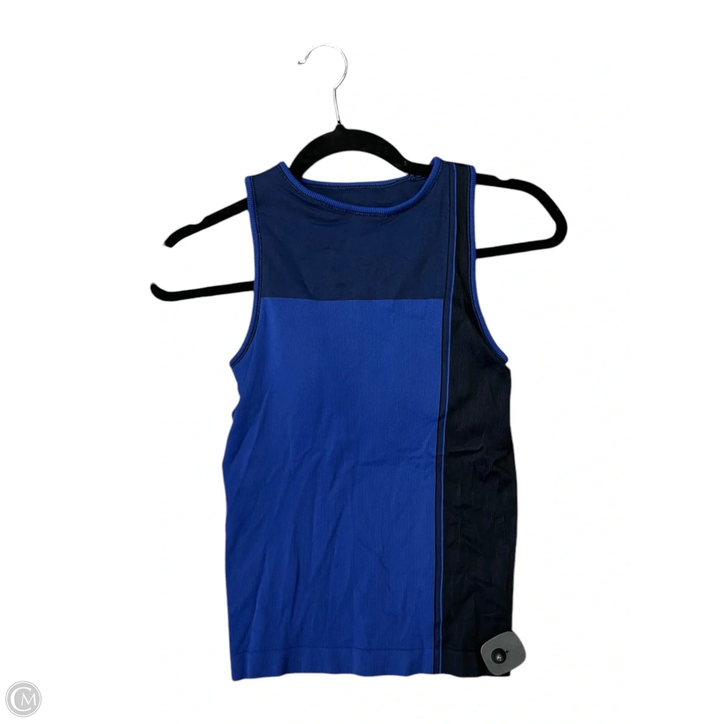 Athletic Tank Top By Athleta In Black & Blue, Size: Xs