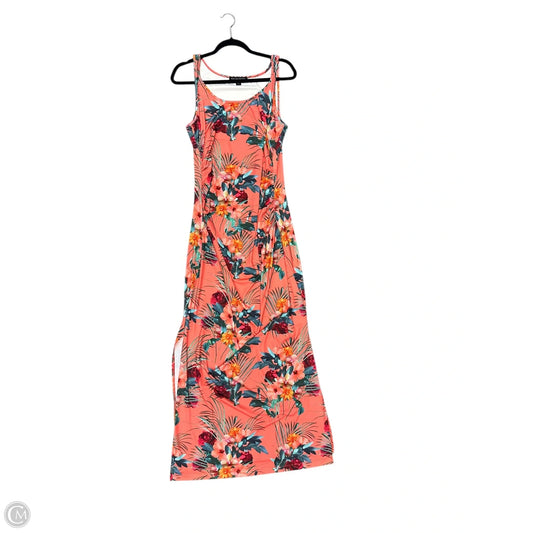 Dress Casual Maxi By Boston Proper In Coral, Size: 6